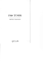 Quad FM4 - Owners Manual 